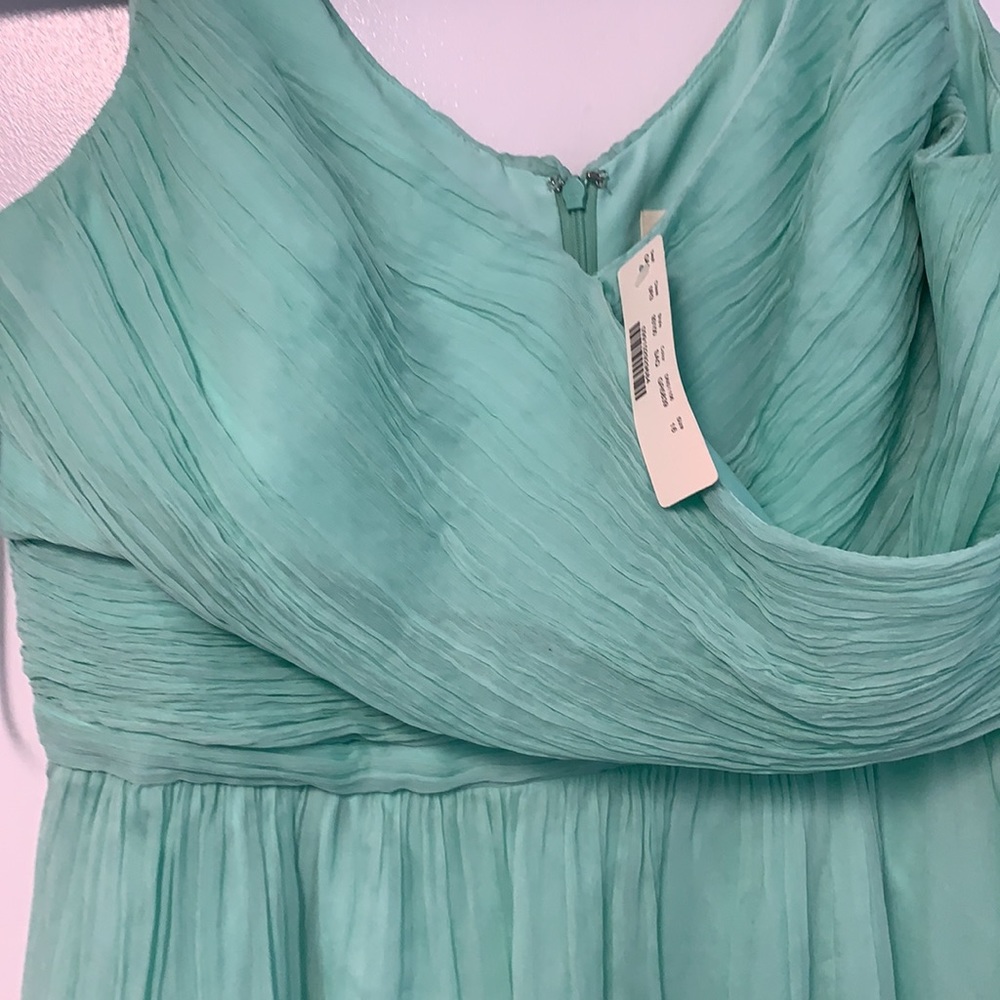 Silk sea foam? Teal or aqua? J crew dress